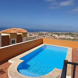  Сasa de vacaciones Roque Del Conde With Private Pool, Terrace With Fantastic Sea Views, Wifi, Garden, Garage